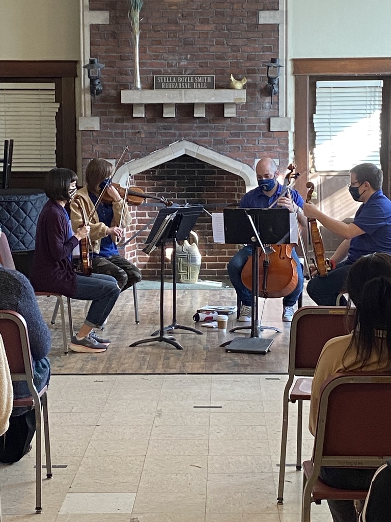 string instrumentalists playing