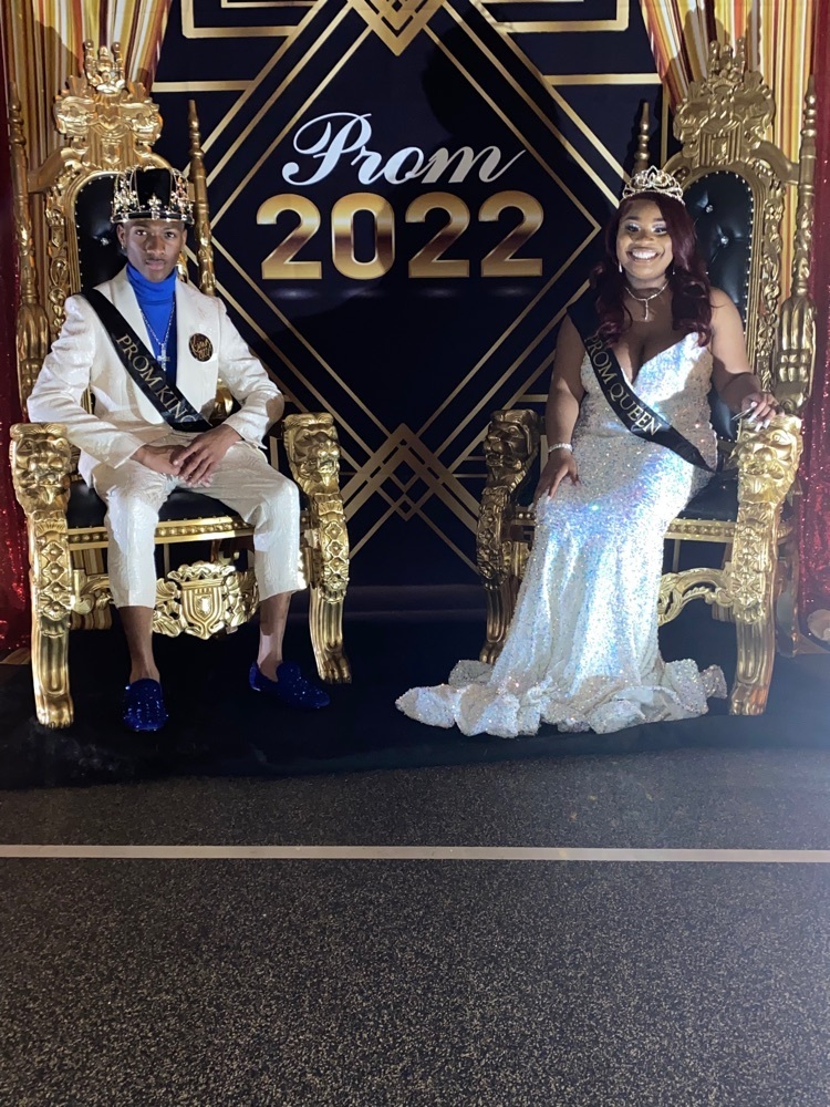 Prom King Joaquin Williams and Queen India Sledge