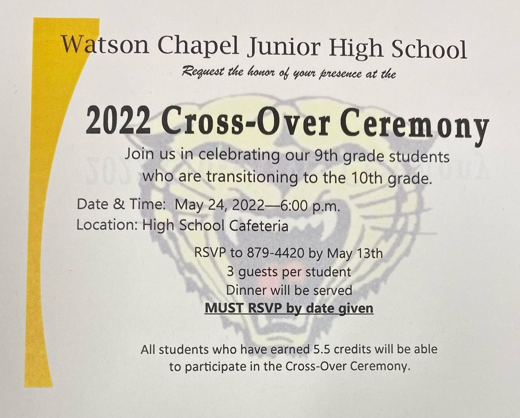 cross over ceremony flyer