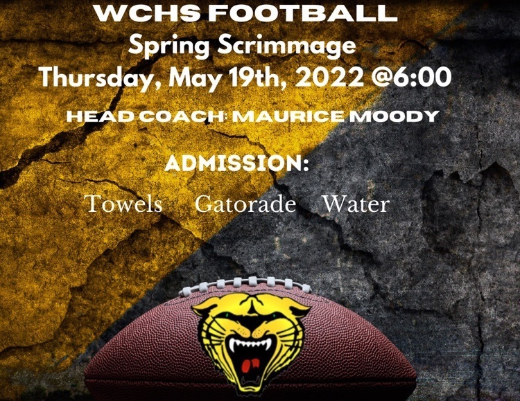 scrimmage game flyer