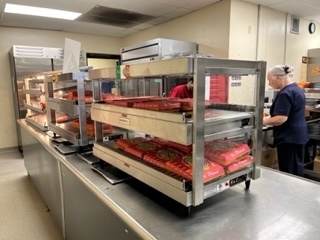 Boxing up Pizza