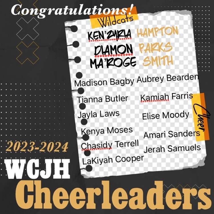 2023-2024 CHEERLEADERS! Congratulations🐯
