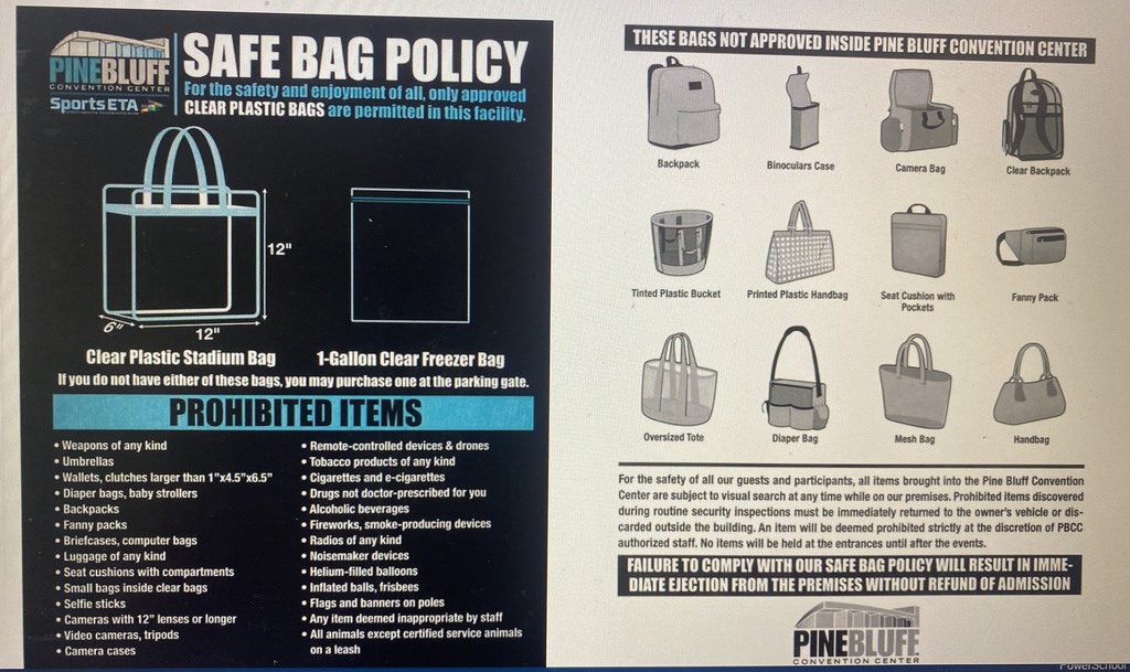 safe bag policy